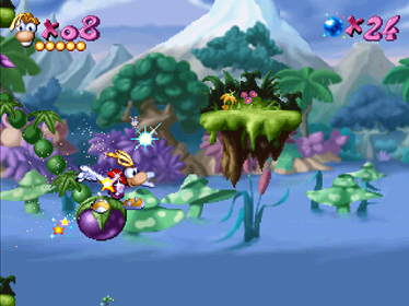 Rayman - Screenshot - Gameplay (World) - 640x480