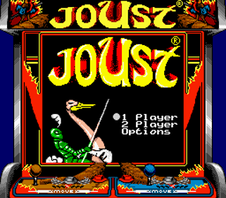 Arcade Classic No. 4: Defender / Joust - Screenshot - Game Title (World) - 256x224