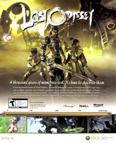 Lost Odyssey - Advertisement Flyer - Front (United States) - 1788x2191