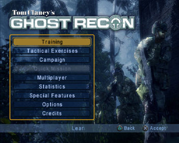 Tom Clancy's Ghost Recon - Screenshot - Game Select (World) - 640x512