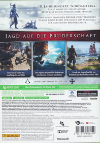 Assassin's Creed: Rogue - Box - Back (Germany) - 907x1288