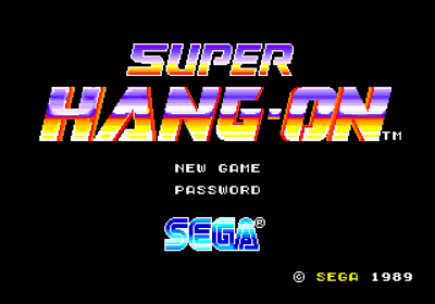 Super Hang-On - Screenshot - Game Title (World) - 640x448