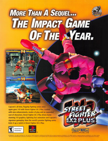 Street Fighter EX 2 Plus - Advertisement Flyer - Front (United States) - 1684x2200