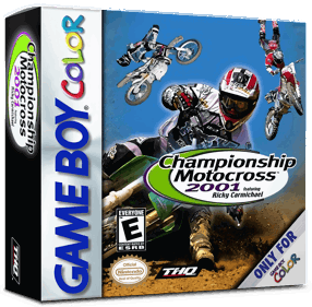 Championship Motocross 2001 Featuring Ricky Carmichael - Box - 3D (North America) - 1016x998