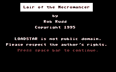 Lair of the Necromancer - Screenshot - Game Title (North America) - 320x200
