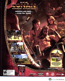 Age of Conan: Hyborian Adventures - Advertisement Flyer - Front (United States) - 1764x2193