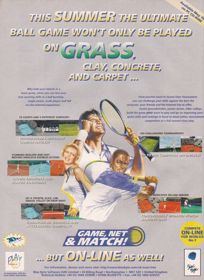 Game, Net & Match - Advertisement Flyer - Front (United Kingdom) - 582x800