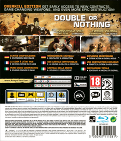 Army of Two: The Devil's Cartel - Box - Back (Europe) - 3054x3535