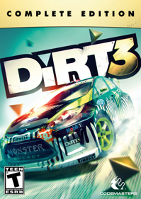 DiRT 3 Complete Edition - Box - Front (North America) - 1063x1500