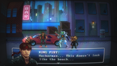 Kung Fury: Street Rage: Ultimate Edition - Screenshot - Gameplay (World) - 1200x675