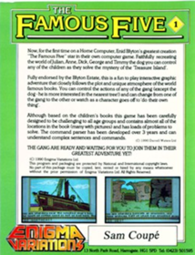 The Famous Five: Five on a Treasure Island - Box - Back (World) - 485x635