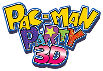 Pac-Man Party 3D - Clear Logo (World) - 254x175