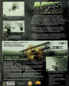 Aces of World War 1 - Box - Back (Germany) - 647x800