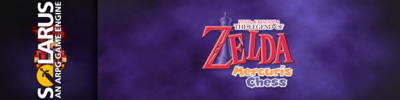 The Legend of Zelda XD2: Mercuris Chess - Arcade - Marquee (World) - 512x128