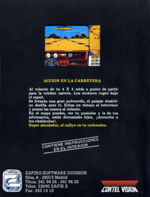 Dakar 4x4 - Box - Back (Spain) - 1415x1856
