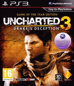 Uncharted 3: Drake's Deception: Game of the Year Edition - Box - Front (Europe) - 689x800