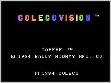 Root Beer Tapper - Screenshot - Game Title (North America) - 256x192