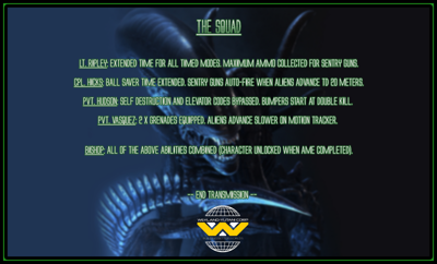 Aliens Legacy: "Game Over, Man" - Arcade - Controls Information (World) - 1080x654