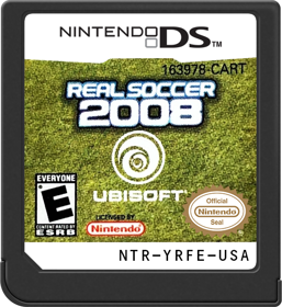Real Soccer 2008 - Cart - Front (North America) - 517x564