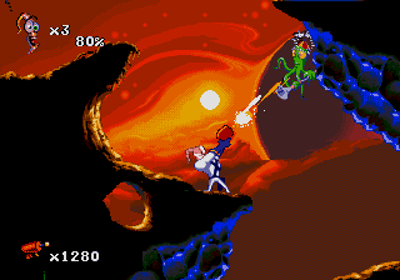 Earthworm Jim 2 - Screenshot - Gameplay (World) - 320x224