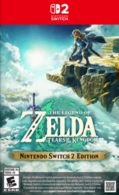 The Legend of Zelda: Tears of the Kingdom: Nintendo Switch 2 Edition - Box - Front (North America) - 1351x2205