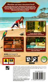 The Sims 2: Castaway - Box - Back (Europe) - 2309x3939
