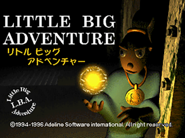 Little Big Adventure - Screenshot - Game Title (Japan) - 640x480