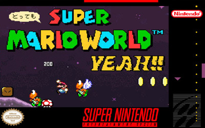 Super Mario World Yeah!! - Fanart - Box - Front (World) - 999x625