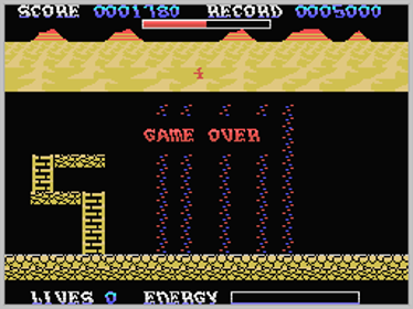 Princess Quest - Screenshot - Game Over (World) - 256x192