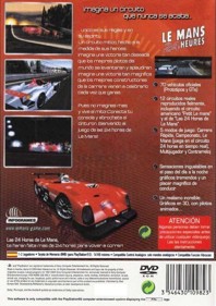 Le Mans 24 Hours - Box - Back (Spain) - 705x1000
