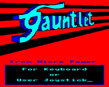Gauntlet - Screenshot - Game Title (United Kingdom) - 640x512