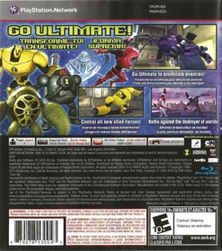 Ben 10: Ultimate Alien: Cosmic Destruction - Box - Back (North America) - 1568x1776