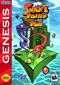 Snake Rattle 'n' Roll - Fanart - Box - Front (North America) - 782x1100