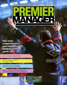 Premier Manager  - Box - Front - Reconstructed (Europe) - 1586x2000