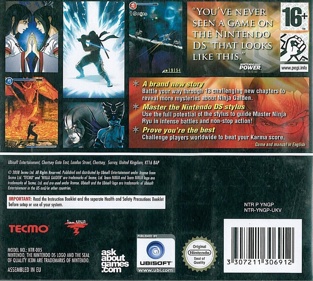 Ninja Gaiden: Dragon Sword - Box - Back (United Kingdom) - 1260x1130