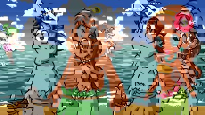 Adventure Island: The Beginning - Fanart - Background (World) - 1920x1079