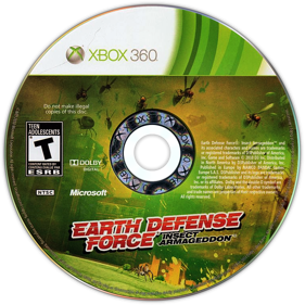 Earth Defense Force: Insect Armageddon - Disc (North America) - 762x762