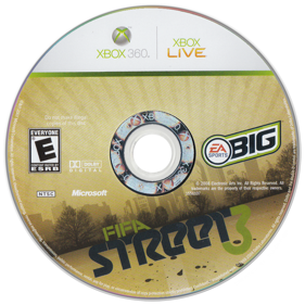 FIFA Street 3 - Disc (North America) - 900x900
