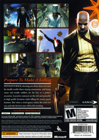 Hitman: Blood Money - Box - Back (North America) - 1536x2156