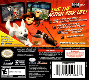 Bolt: Be-Awesome Edition - Box - Back (North America) - 673x606
