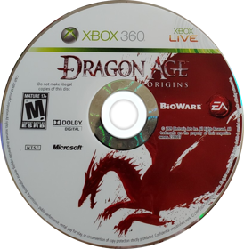 Dragon Age: Origins - Disc (North America) - 819x838