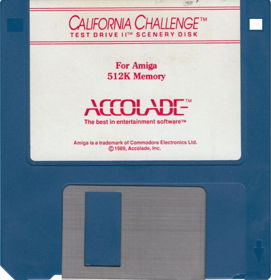 Test Drive II Scenery Disk: California Challenge - Disc (North America) - 773x800