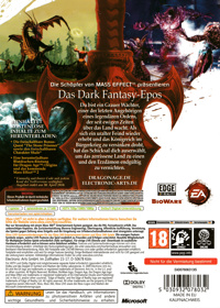 Dragon Age: Origins - Box - Back (Germany) - 3054x4277