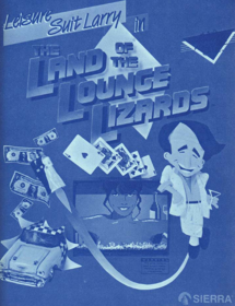 Leisure Suit Larry in the Land of the Lounge Lizards - Box - Front (World) - 855x1115