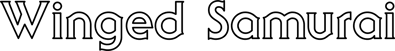 Winged Samurai - Clear Logo (North America) - 2400x310