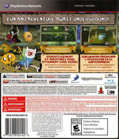 Adventure Time: Explore the Dungeon Because I DON’T KNOW! - Box - Back (United States) - 470x545