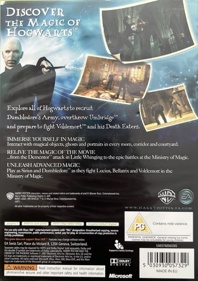 Harry Potter and the Order of the Phoenix - Box - Back (Europe) - 1165x1652