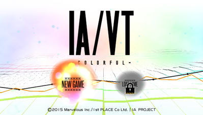IA/VT Colorful - Screenshot - Game Title (Japan) - 960x544