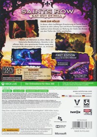 Saints Row: Gat Out of Hell - Box - Back (Germany) - 909x1283