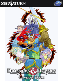 Dungeons & Dragons Collection: Tower of Doom - Fanart - Box - Front (World) - 500x646